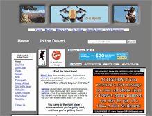 Tablet Screenshot of in-the-desert.com